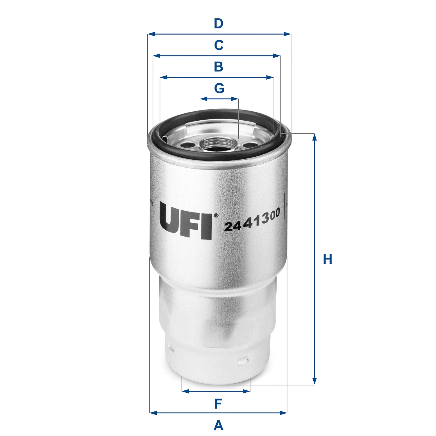 Kuro filtras UFI 24.413.00