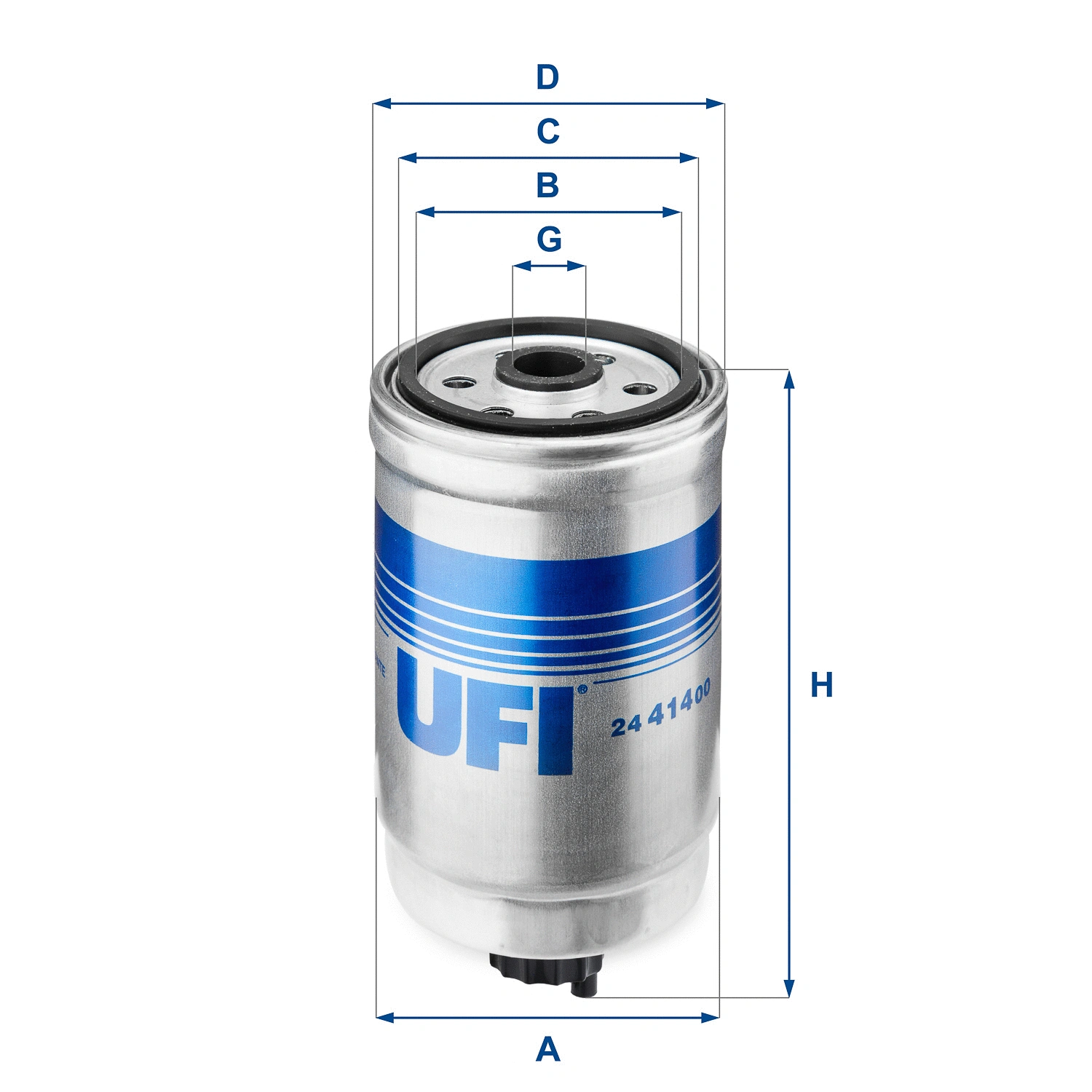 Kuro filtras UFI 24.414.00