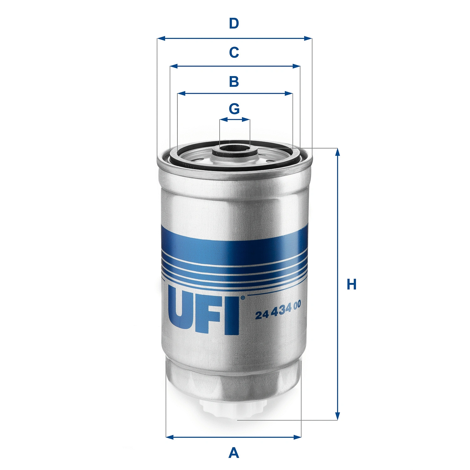 Kuro filtras UFI 24.434.00