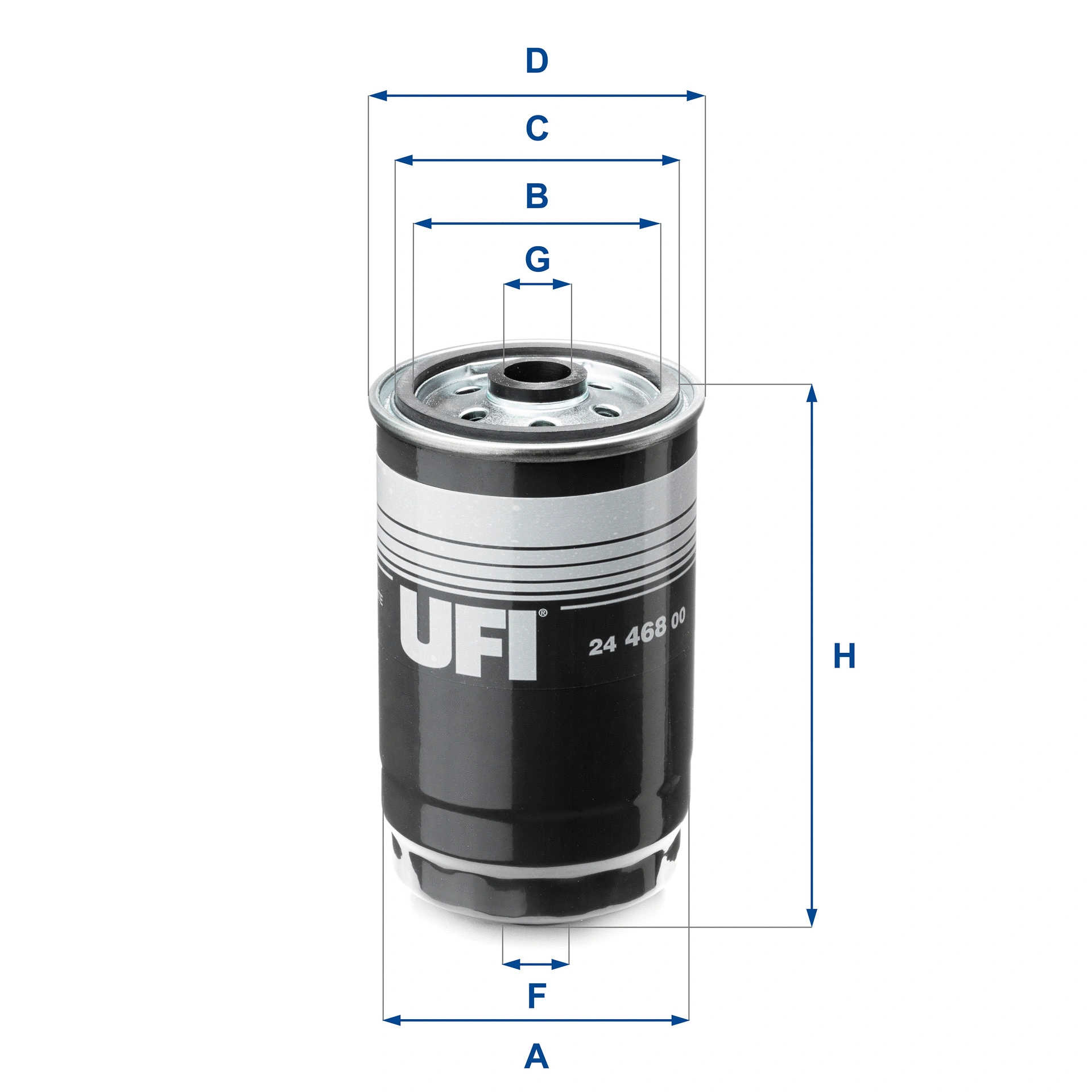 Kuro filtras UFI 24.468.00