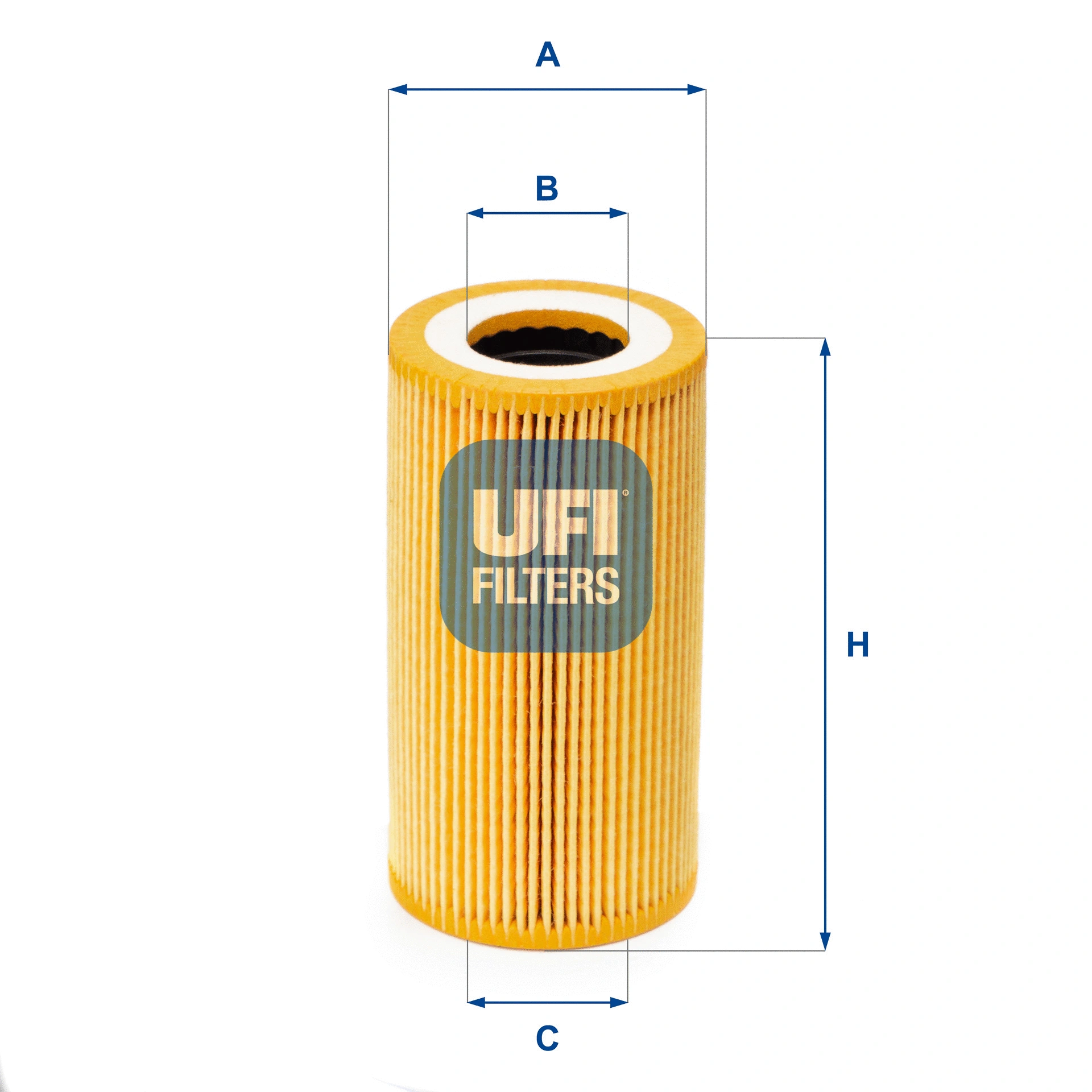Alyvos filtras UFI 25.165.00