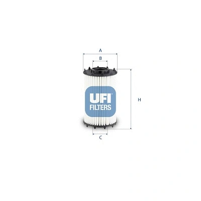 Alyvos filtras UFI 25.259.00