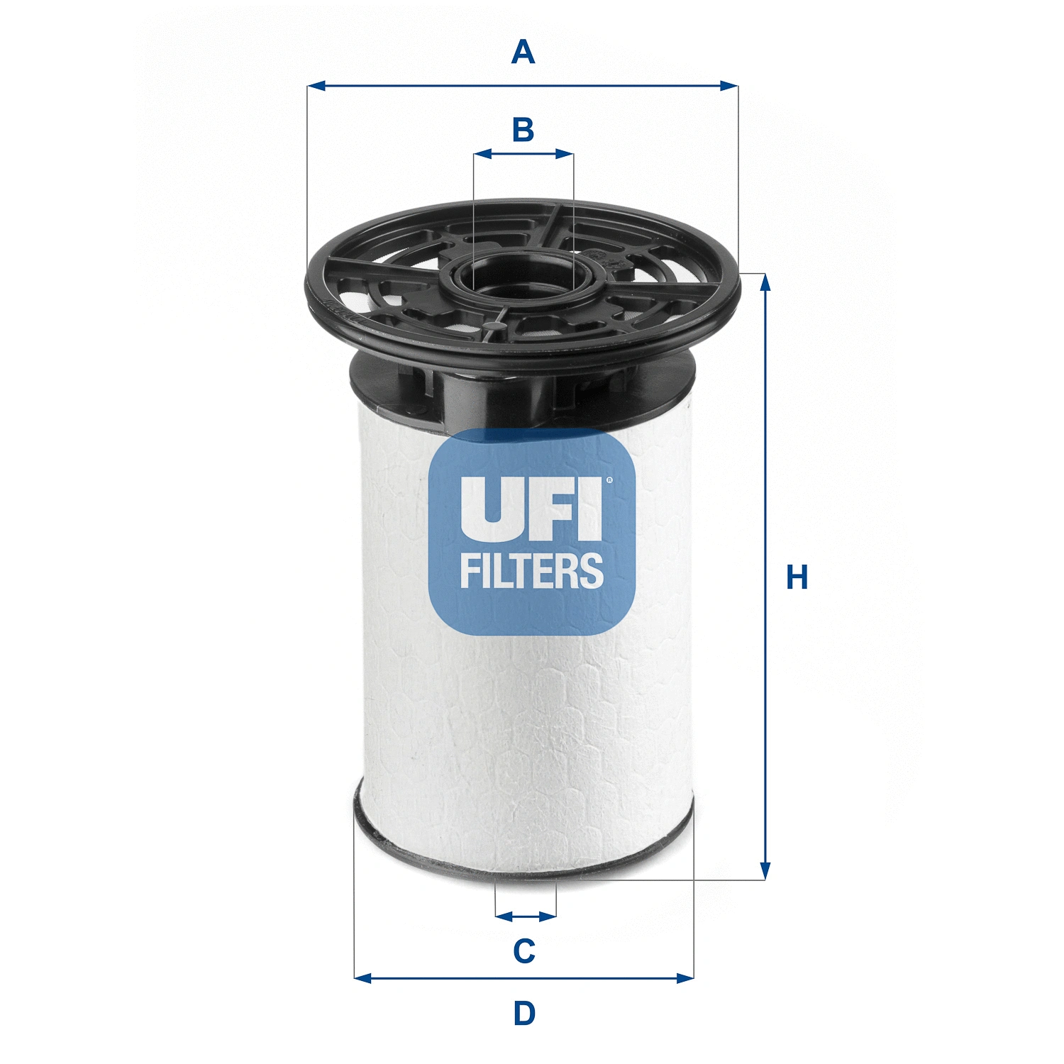 Kuro filtras UFI 26.076.00