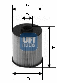 Kuro filtras UFI 26.077.00