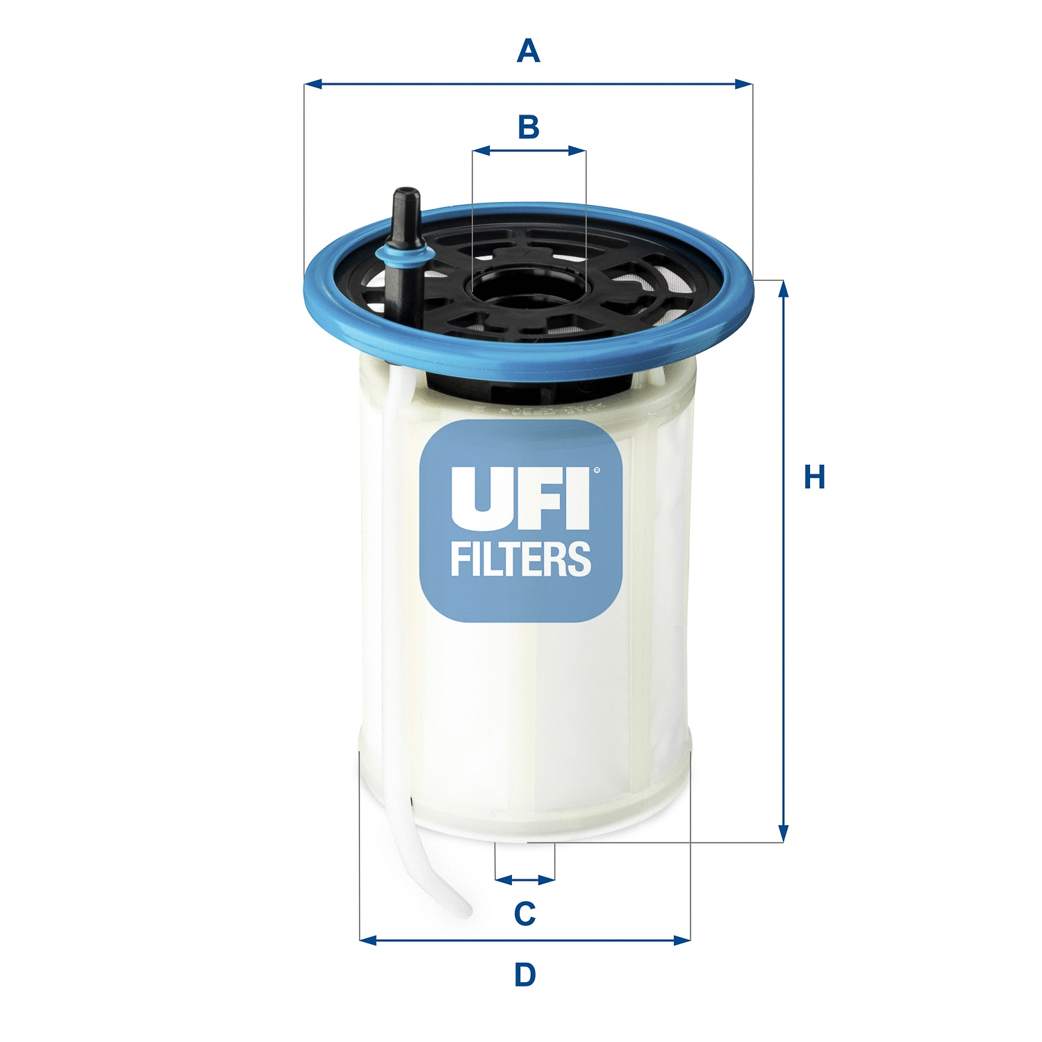 Kuro filtras UFI 26.H2O.00