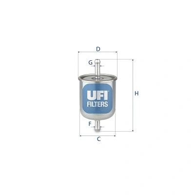 Kuro filtras UFI 31.529.00