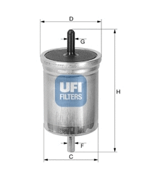 Kuro filtras UFI 31.561.00
