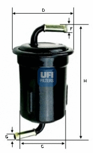 Kuro filtras UFI 31.715.00