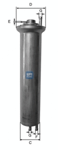 Kuro filtras UFI 31.924.00