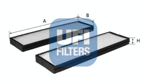 Salono filtras UFI 53.163.00