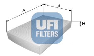 Salono filtras UFI 53.325.00