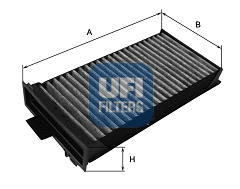 Salono filtras UFI 54.125.00