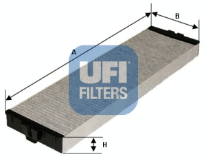 Salono filtras UFI 54.157.00