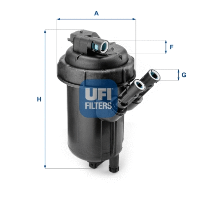 Kuro filtras UFI 55.114.00