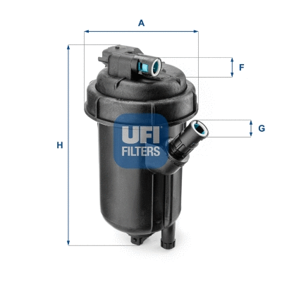 Kuro filtras UFI 55.125.00