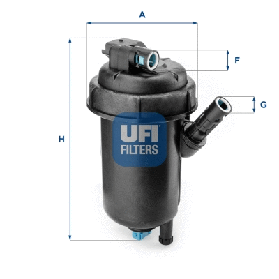Kuro filtras UFI 55.139.00
