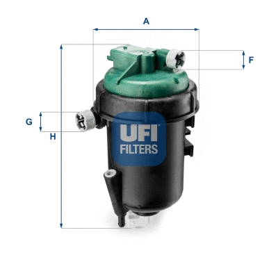 Kuro filtras UFI 55.145.00