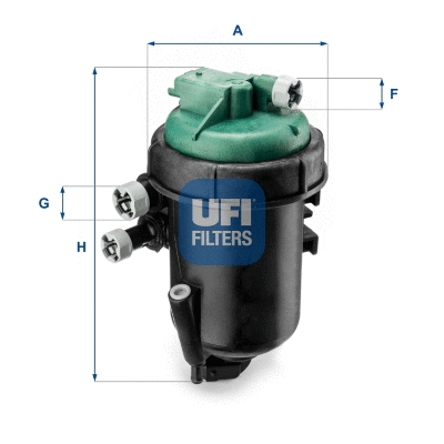 Kuro filtras UFI 55.173.00