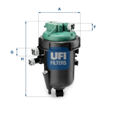 Kuro filtras UFI 55.178.00