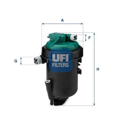 Kuro filtras UFI 55.181.00