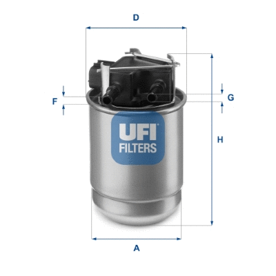 Kuro filtras UFI 55.517.00