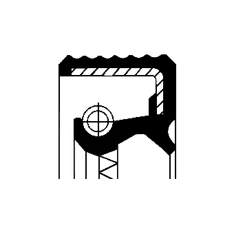 Mechaninės transmisijos veleno sandariklis CORTECO 01034076B