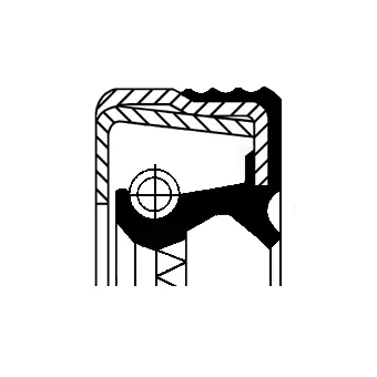 Mechaninės transmisijos veleno sandariklis CORTECO 12015770B