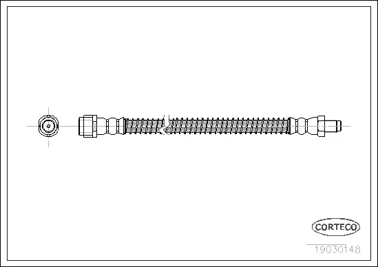Stabdžių žarnelė CORTECO 19030148