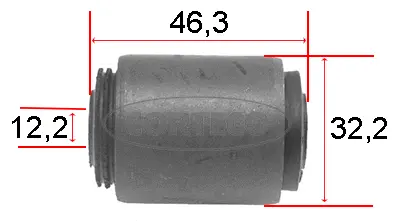 Valdymo svirties/išilginių svirčių įvorė CORTECO 21652451
