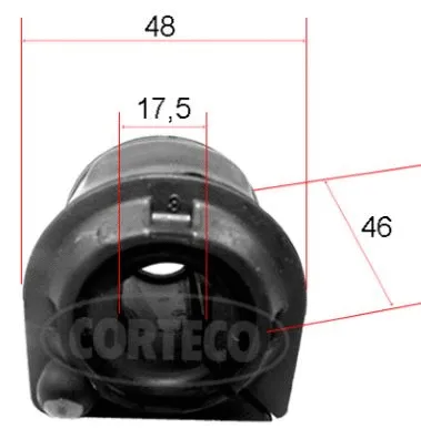 Stabilizatoriaus įvorė CORTECO 49371888