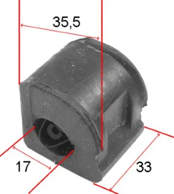 Stabilizatoriaus įvorė CORTECO 80000137
