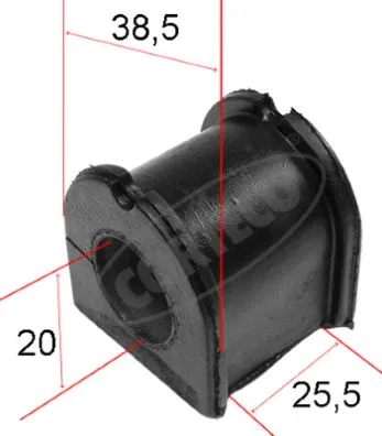 Stabilizatoriaus įvorė CORTECO 80000475