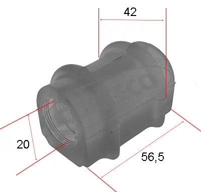 Stabilizatoriaus įvorė CORTECO 80000514