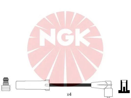 Uždegimo laidų komplektas NGK 4054