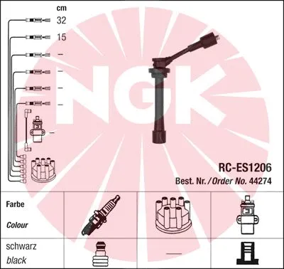 Uždegimo laidų komplektas NGK 44274