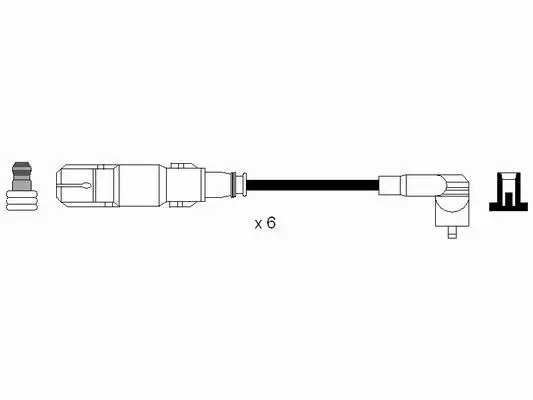 Uždegimo laidų komplektas NGK 7065