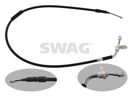 Stovėjimo stabdžio trosas SWAG 10 93 4909