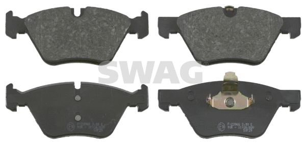 Diskinių stabdžių trinkelių rinkinys SWAG 20 91 6503