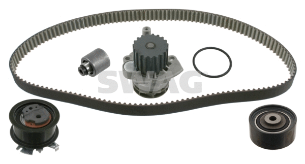 Vandens siurblio ir paskirstymo diržo komplektas SWAG 30 93 2738