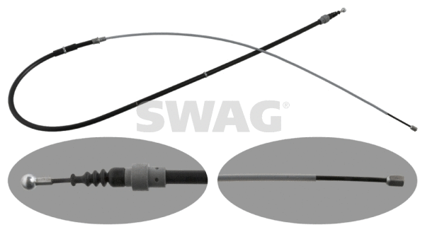 Stovėjimo stabdžio trosas SWAG 30 94 8308