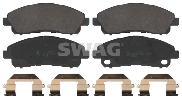 Diskinių stabdžių trinkelių rinkinys SWAG 33 10 6536