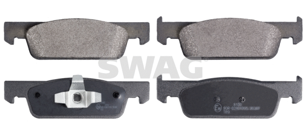 Diskinių stabdžių trinkelių rinkinys SWAG 60 91 6965