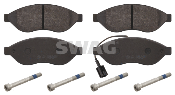 Diskinių stabdžių trinkelių rinkinys SWAG 62 91 6716