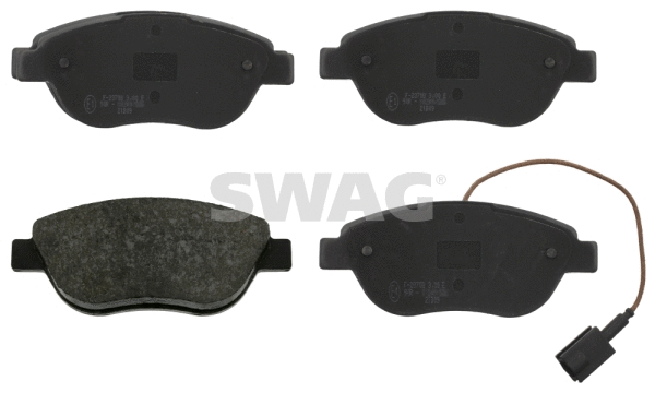 Diskinių stabdžių trinkelių rinkinys SWAG 70 91 6554
