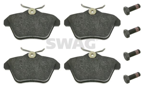 Diskinių stabdžių trinkelių rinkinys SWAG 74 91 6245