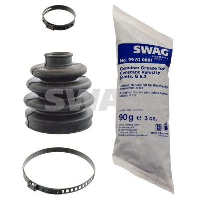 Kardaninio veleno gofruotoji membrana SWAG 82 91 7084