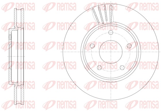 Stabdžių diskas REMSA 61531.10