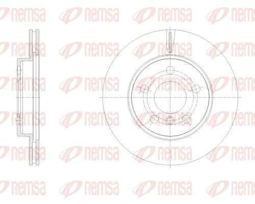 Stabdžių diskas REMSA 62532.10