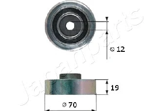 Diržo įtempiklio skriemulys JAPANPARTS RP-815