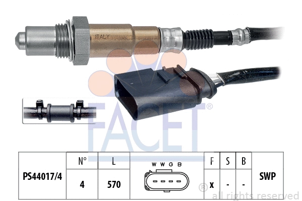 Lambda jutiklis FACET 10.7600